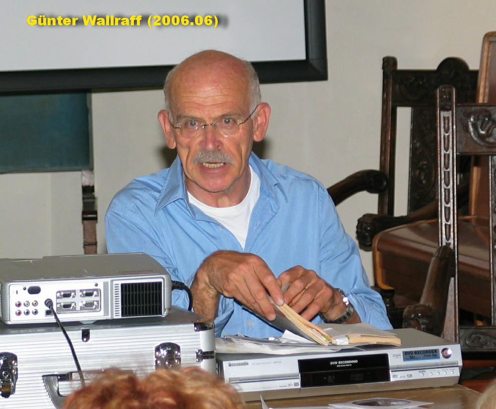 Günter Walraff liest